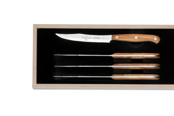 Giesser PremiumCut Steak No. 1 Olivenholz 4er Set
