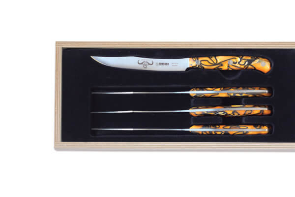 Giesser PremiumCut Steak No. 1 Spicy Orange 4er Set