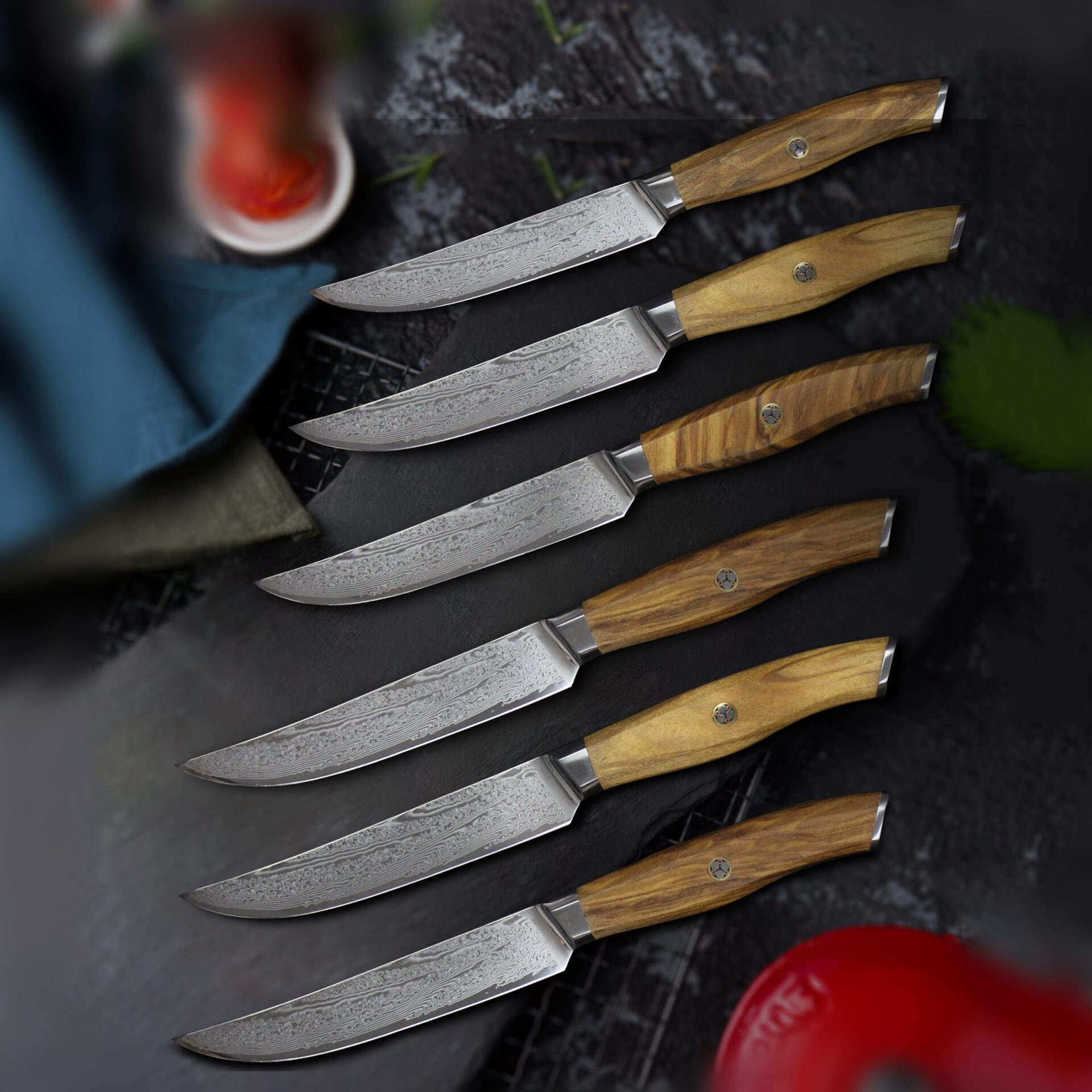 4-scaled-1.jpg Steakmesser Set 6 teilig Damast – Bild 1