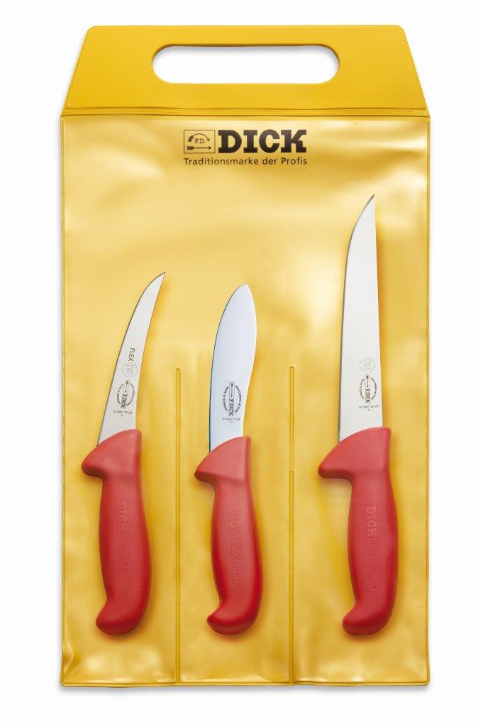 82556-10 F. DICK Messer Set ErgoGrip 3-teilig Jagdmesser – Bild 1