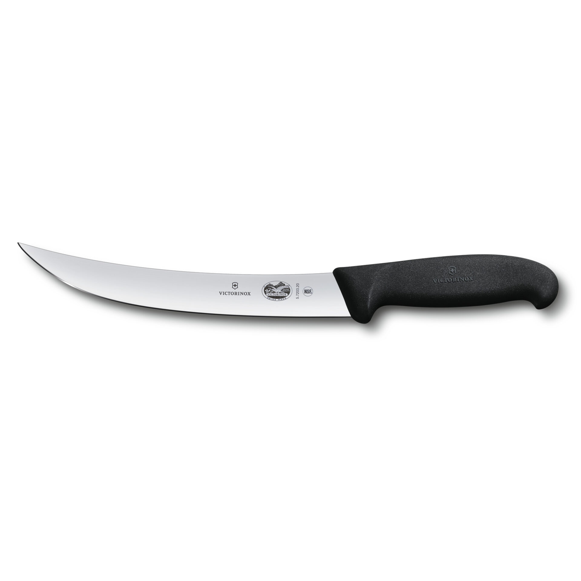 CUT_5_7203_20__S1 Victorinox Schlachtmesser Fibrox schwarz 20 cm – Bild 1
