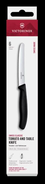 Victorinox Swiss Classic Tomaten- und Tafelmesser-Set, 6-teilig