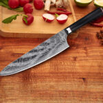 Damast Tranchiermesser – Bild 5