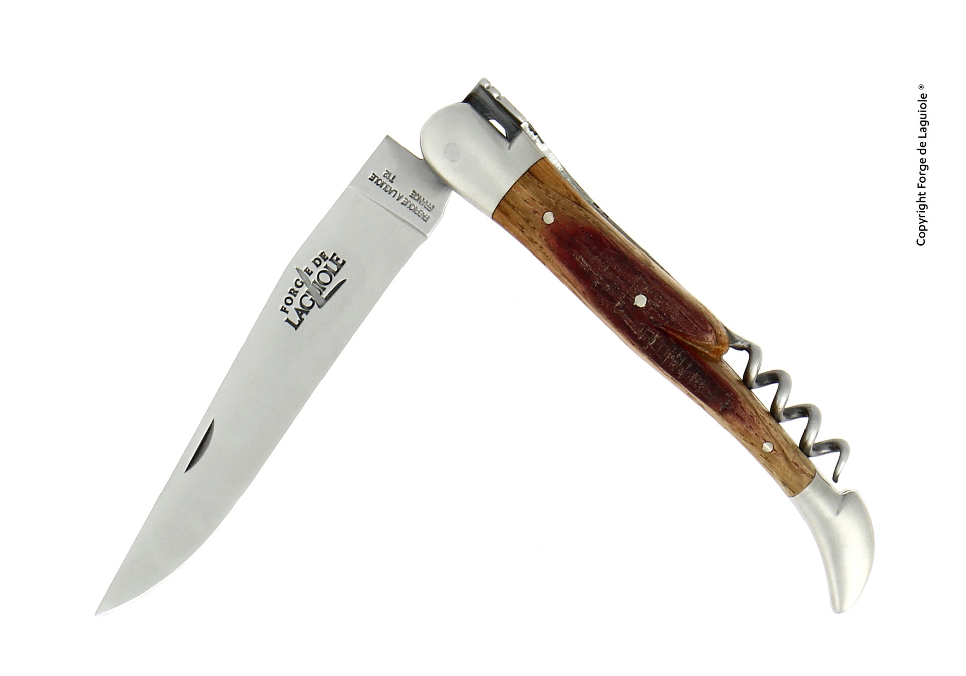 22121 IN CHB Forge de Laguiole Taschenmesser 12cm Inox Zweiteilig – Bild 1