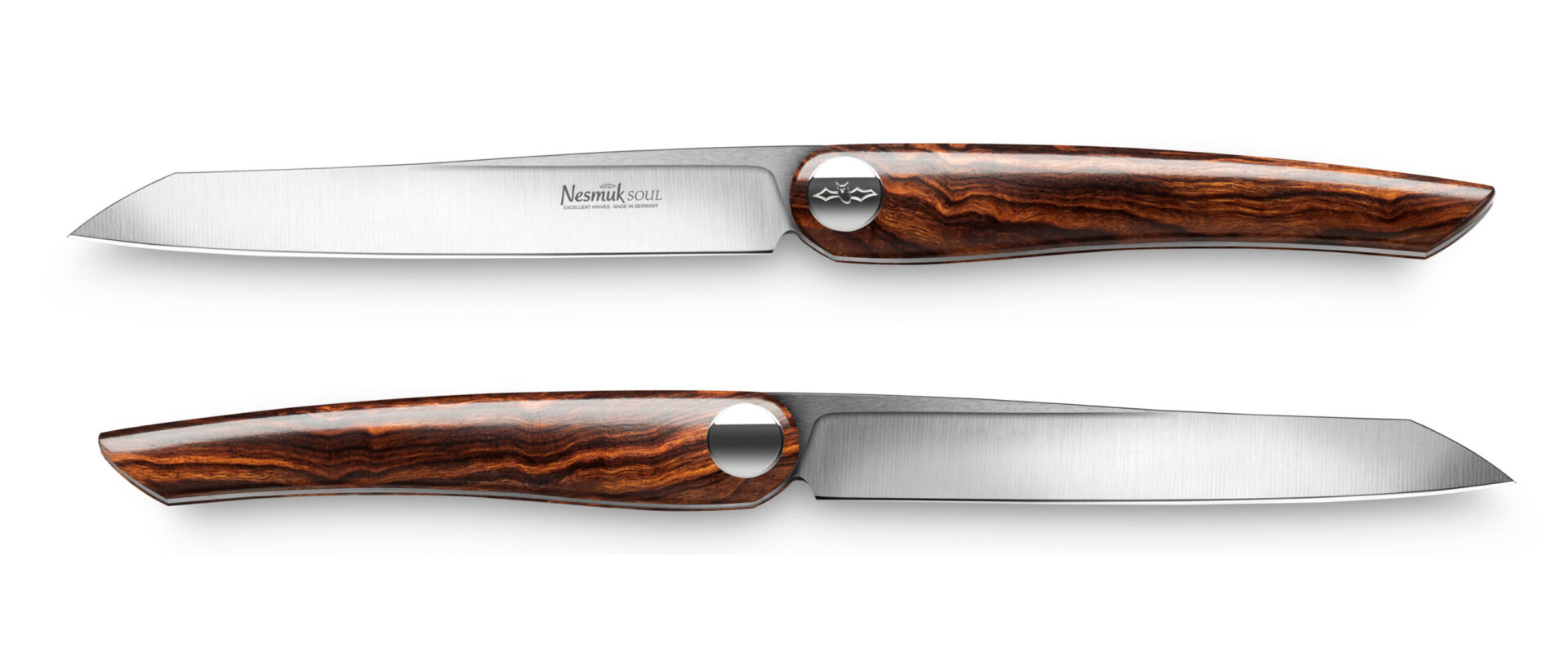 nesmuk_soul_steak_knife_desertironwood_double Nesmuk Soul Steakmesser 2er-Set – Bild 1