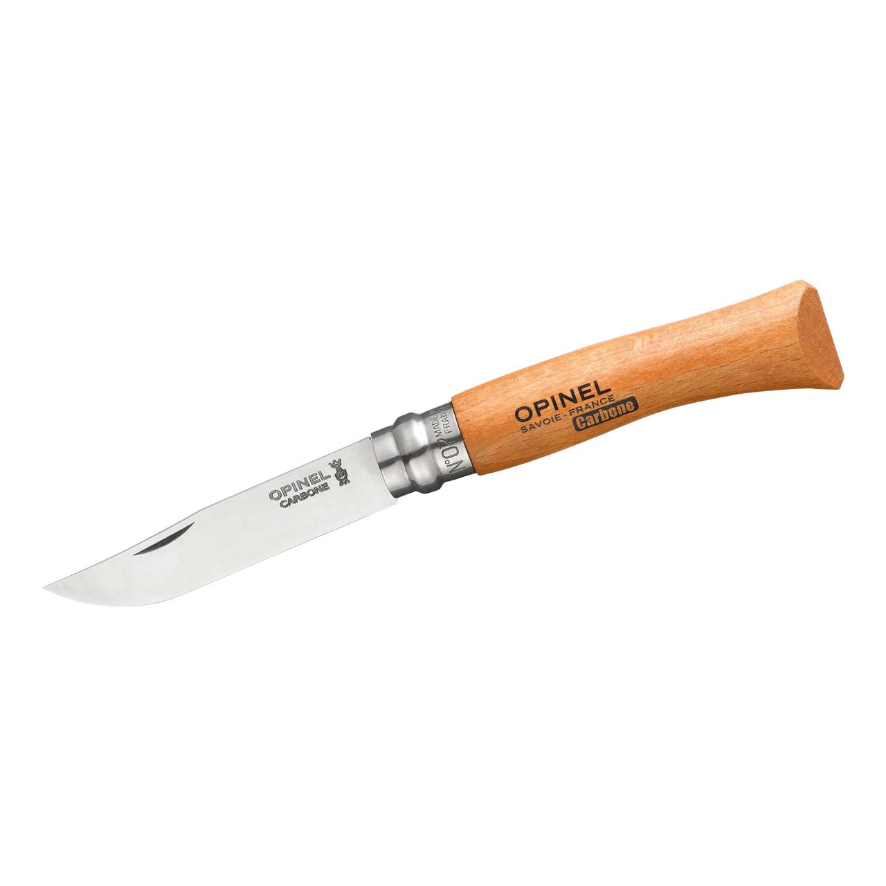254007 Opinel Taschenmesser No 07, Buche, Carbon – Bild 1