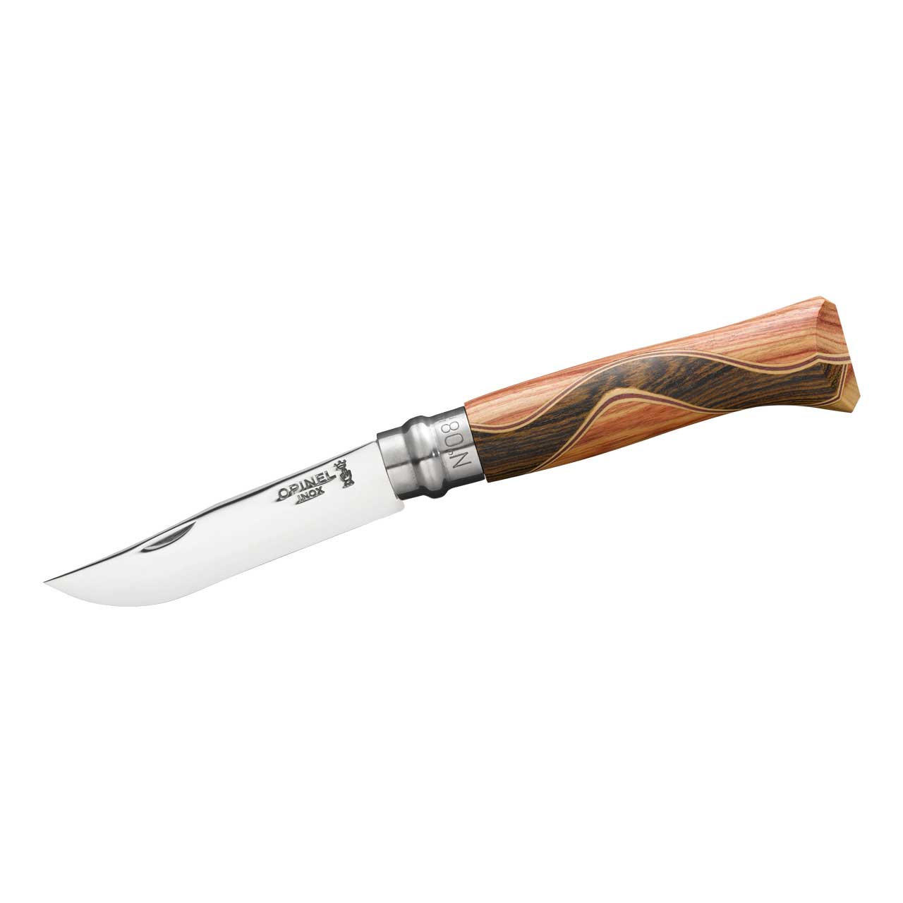 254164 Opinel Taschenmesser No 08, Chaperon Design, rostfrei – Bild 1