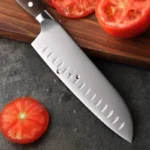 Hezhen Xinzuo Santoku Kochmesser, 18cm – Bild 3