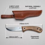 BSH2 - Carbon Steel Bushcraft Knife – Bild 3