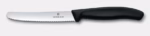 Victorinox Swiss Classic Tomaten- und Tafelmesser, 11cm, schwarz