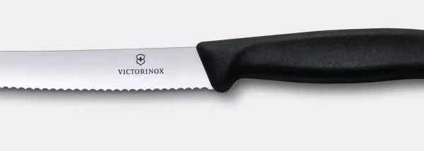 Victorinox Swiss Classic Tomaten- und Tafelmesser, 11cm, schwarz