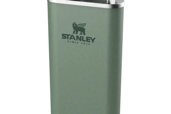 Classic Easy Fill Wide Mouth Flask 0.23L Hammertone Green