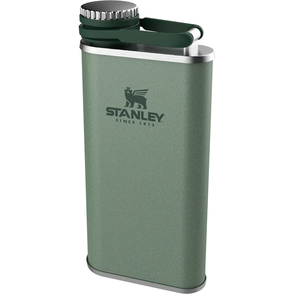 The_Easy_Fill_Wide_Mouth_Flask_8oz_Hammertone_Green-2 Classic Easy Fill Wide Mouth Flask 0.23L Hammertone Green – Bild 1