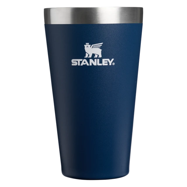 Web_PNG_Square-TheStackingPint16oz-DarkNavy-Front Stanley ADVENTURE Bierbecher 470ml Dark Navy – Bild 1